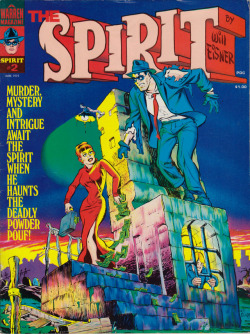 The Spirit No.2 (Warren, 1974). Cover art by Will Eisner.From Oxfam in Nottingham.