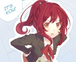 confetticaek:  The amount of respect I have towards Gou is unbelievable;  Of every anime I’ve seen, she is one of the most unique girls I’ve come across. She’s nothing of a stereotype and can’t possibly be labeled as a tsundere or a yandere or