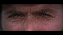 epicscenesincinema:  THE GOOD, THE BAD &amp; THE UGLYThe eyes of The Man With No NameIf eyes could kill, it would be Clint Eastwood’s eyes