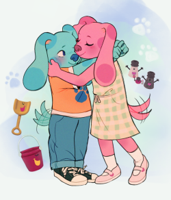 luxjii:Small piece in celebration of the new Blue’s Clues : )