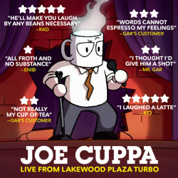 Laughter is brewing over at Gars&hellip; Joe Cuppa performs some pun magic tonight! 