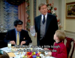 hyphen-hifin:  notincontolofthemuse:Niles, my spiritual guide, my idol  What show is this?