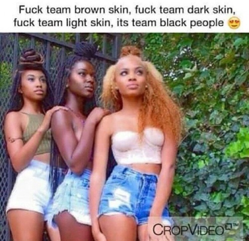 Dark skin vs light skin black people