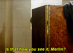 superlockedhogwartianinthetardis:  I DON’T WATCH THIS SHOW (yet) BUT ARE THEY TRYING AT ALL BECAUSE YEAH THE MERTHUR IS UNDENIABLE 