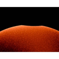 A Nibble on the Sun   Image Credit &amp; Copyright: Padraic Koen, Adelaide, South Australia  Explanation: The smallest of the three partial solar eclipses during 2018 was just yesterday, Friday, July 13. It was mostly visible over the open ocean between