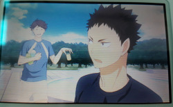forazzzora:  Iwaizumi &amp; Oikawa’s random info from Cross Team Match~(The list isn’t finished yet but it’s all I have for now! I plan to sub some more videos as for now~) Note: Click on the picture to see the caption! Iwaizumi:  If possible, he