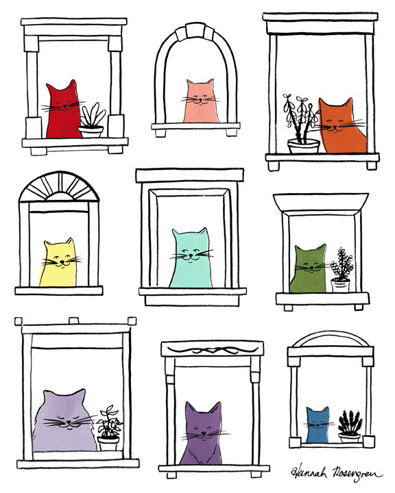 Eight Cats Named Gus and One Blue Kitten - Hannah Rosengren 2014