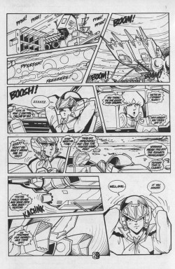 thisrobotechthing:  Rick Hunter is mistakenly ordered to take off in the VF-1D Veritech Fighter he was napping in and somehow manages to live to tell the tale in these pages from Sean Bishop’s masterful adaptation of the first episode of Robotech,