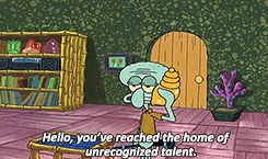  #at what point did i become squidward 