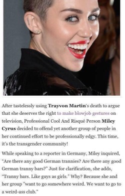 misscherrylikesitdirty:  kawaiijamaican:  wendycorduroy:  thot-about-dick:  drunktrophywife:  Miley Cyrus, lgbtqia+ icon  Yikes  i looked this up and it’s totally fucking real.  ugh.  i dont know what i expected.  Can she hurry and die  And this is