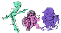 prnnography:  In case I hadn’t made it abundantly clear already, I really like Steven Universe. Want to make some keychains of the main characters, so here are some WIPs of Steven, Puma Mom and Bird Mom. I was going to get to Garnet and Connie w/ Lion