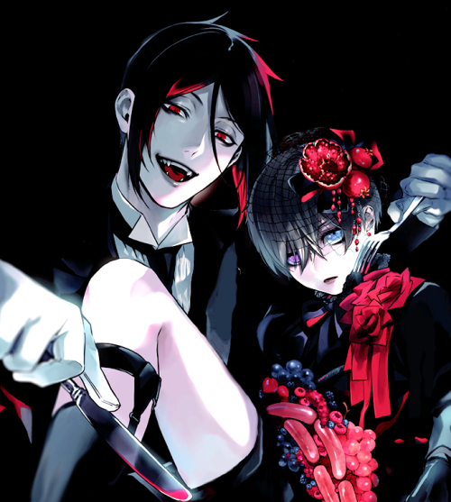 reiiciel:The young master and his butler on the cover of   Gfantasy for the month of october.