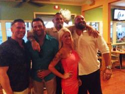 fansofalove:  Angelina, Knux, Zack Ryder, Curt Hawkins, &amp; Conor O’Brian  Who says TNA and WWE can&rsquo;t get along?!