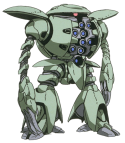 the-three-seconds-warning:AMX-109 Kapool  The Kapool was developed to replace Axis’ MSM-03C Hygogg and the AMX-109 Capule. It follows the footsteps of the Hygogg as an amphibious mobile suit, but is also capable of operating in space. Covered by two