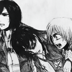 vahayan:  It looks like they just left a serious party which the cops just stopped. Eren’s drunk as fuck, Mikasa looks ready to beat up some cops if they try to arrest them, while Armin is desperately trying to get Eren conscious.  