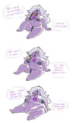 kicksuu: So my very slow brain seemed to have trouble understanding the concept of how the whole Get Beached event was supposed to work, but anyways, I took the opportunity of drawing Amethyst cause I’ve been wanting to draw her for a while.  Keep