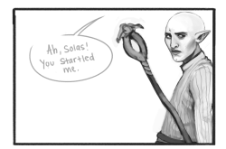 fishslappping:  solas is apparently very defensive about his Style  