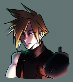 the-stray-liger: Decided to finally bite the bullet and indulge my 13yo self by drawing Cloud Finalfantasy, because the Remake news have me super fucking PUMPED BABEY I’ve been dealing with awful art block and burnout, so since I wasn’t gonna do anything