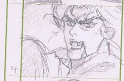 jojowiki:  I’m really surprised I haven’t seen anyone say anything about this yet, but I just found a lot of storyboard art from Studio A.P.P.P. for both Phantom Blood (the 2007 movie, I believe) and Battle Tendency (Which I think, maybe they had