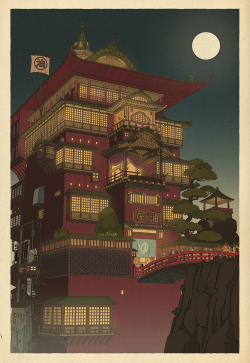 thomasheger:  These Studio Ghibli prints from @mudron​ are spectacular. Can be bought here