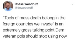 kndricklamaryam:  bitcherovas:  violaslayvis:  Americans continue to be disgusting  Guns are super ok as long as they’re not killing americans! - nice reasonable democrats  “They have no place on America’s streets”. They have no place in Iraq