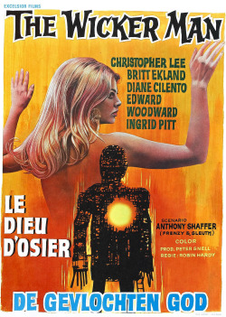 foreignmovieposters:  The Wicker Man (1973). Belgian poster.