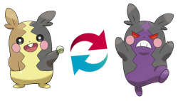 corsolanite:  The new Electric/Dark-type Morpeko has the Ability Hunger Switch. In Full Belly mode it is yellow and its move Aura Wheel is Electric-type. In Hangry Mode it become purple and Aura Wheel becomes Dark-type.  
