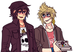 destiny-islanders: Okay but what about a Final Fantasy XV Life is Strange AU Bonus struggles of fledgling time traveler Prompto Argentum :He’s not so good at it yet 