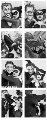 Cosplay The Joker and Harley Quinn