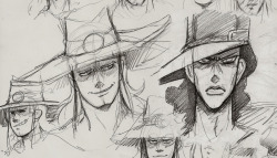 pengosolvent:  still practicing humanz rn… kinda discouraged but i know practice is practicehol horse killed me i only drew one that was passable and i superimposed oingo over most of the other failed attempts but now it looks like hol horse is eyeing