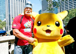 rwfan11:  Hulk Hogan is a Pokémon fan!