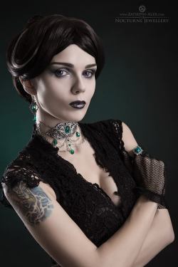 gothicandamazing:  Model: Elisanth Photo: Zatsepin Alex Jewlery: Nocturne Jewellery Custom contact lenses by Samhain Contact Lenses Welcome to Gothic and Amazing |www.gothicandamazing.org 
