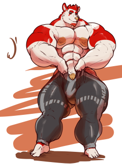 whatinsomnia:  Some tight pant action for the generously endowed Nex@FA 