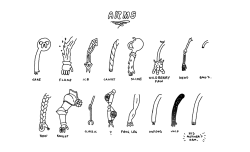 Finn Arm concepts by storyboard artist/writer Steve Wolfhard