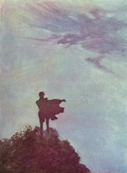 Edmund Dulac. AloneÂ from The Raven.