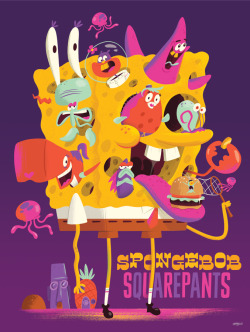 xombiedirge:  Spongebob &amp; Aaahh! Real Monsters by Christopher Lee / Tumblr / Store Part of the Nickelodeon Creator Series, featuring 10 artists paying tribute to Iconic Nick toons and their star creators.