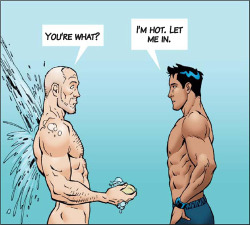 because-b:  Mating Rituals of Attractive People Revealed!(Panel from Chaz’s “Full Body Workout&ldquo; comics)  