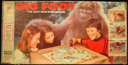 cultofweird:  Big Foot board game from Milton Bradley, 1977. More photos here. Daily weird news &amp; oddities at Cult of Weird 