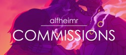 alfheimr:  hello and welcome to COMMISSIONS: BECAUSE I DONT HAVE A JOB EDITION with special discounts on ROUGH PAINTINGS AND PORTRAITS!!!!!  i will draw humans, aliens, and robots! no furries simply because i know i cant do them justice. i refuse to draw