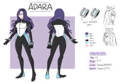 finally made a quick reference sheet for my oc Adara! feel free to use~