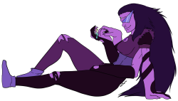 gg-rain:  This is actually nsfw ish but only if you KNOW it is bc its really hard to tell just what Sugilite is doing eheheheehehehehe