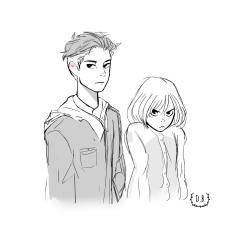 debbie-sketch:  Most intimidating couple to find on the streets   ♡ Twitter sketches