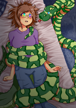dd-danimarion:Last Patreon commission of the month, this time featuring scottishtransgaltryingtoexist’s crocodile girl persona as per request of the gracious patron who I heard is a friend of hers.Well I hope you both like it! I had fun trying to make