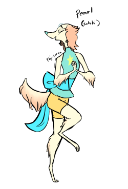 pbj-torta:  drew pearl as a saluki anthro/furry while taking a break from making my bitb video. might do more soon. 