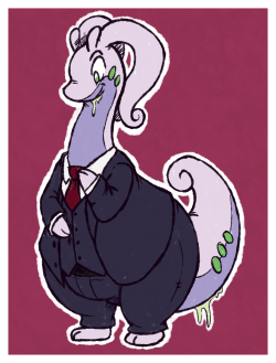 /vp/ request:“Requesting Goodra in a business suit, looking professional as fuck“decided to color this one since i like how it came outhe has many important things to goo