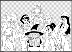 OMG! I finally added the lineart! &hellip;now to take another three months to color it.
