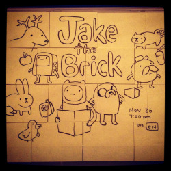 Jake the Brick promo by head of story/storyboard artist Kent Osborne premieres Wednesday, November 26th at 7/6c.