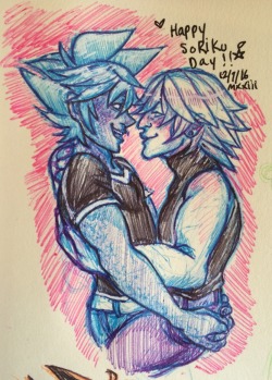 mvntis: || dearly beloved  happy soriku day, everyone!!! this ship was one of the first ones–if not the first one–that I was really into!! at the very least, it got me into fandom culture. still shipping it nearly 14 years later! gotta love these