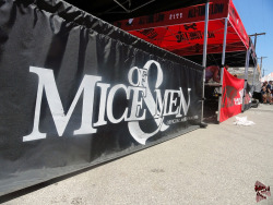 mitch-luckers-dimples:  Of Mice &amp; Men Merch Tent by Roger DeCastro on Flickr.