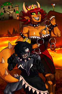 randomaffection:Bowsette and Chompette